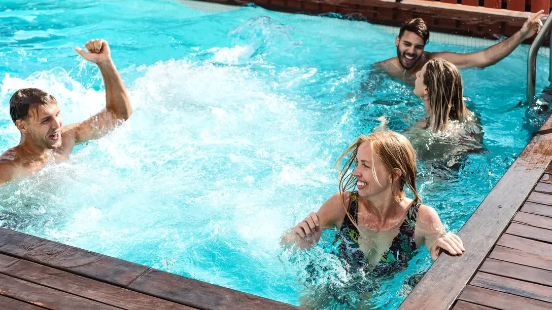 Heating for private swimming pools