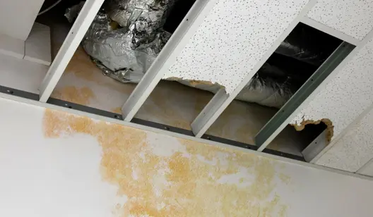 Heating for water damage in commercial settings