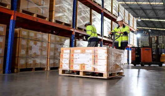 Heating for water damage in warehouses and storage