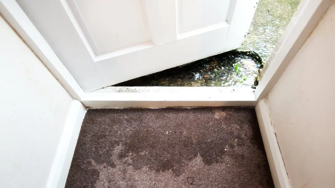 Air cleaning for water damage in residential spaces