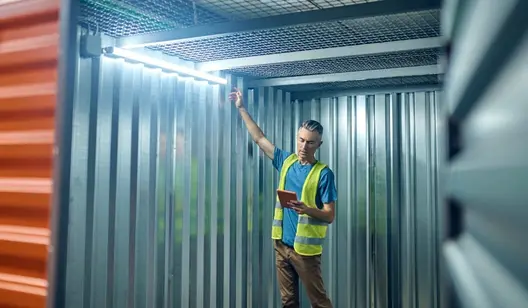 Disinfection for water damage in warehouses and storage