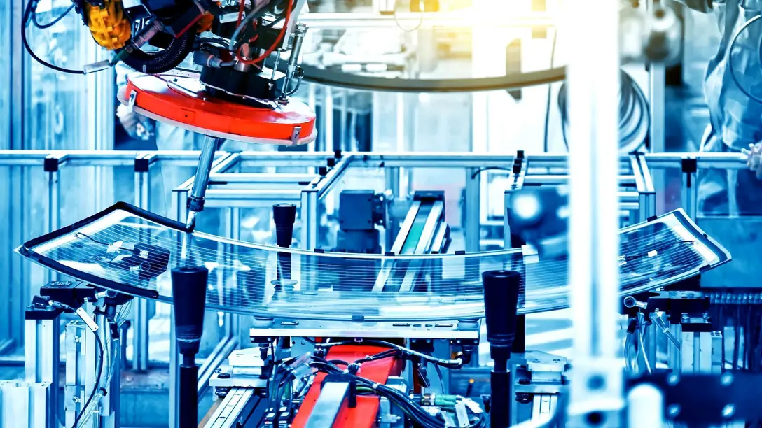 Cooling for automotive glass manufacturing plants