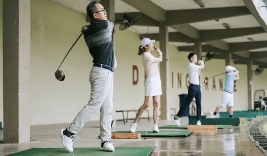 Heating for driving ranges