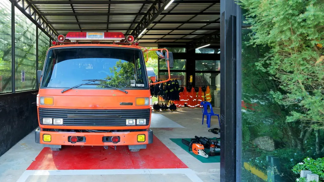 Ventilation for fire stations