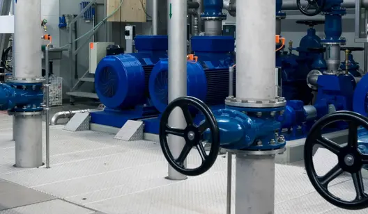 Humidity control and drying for water pumping stations