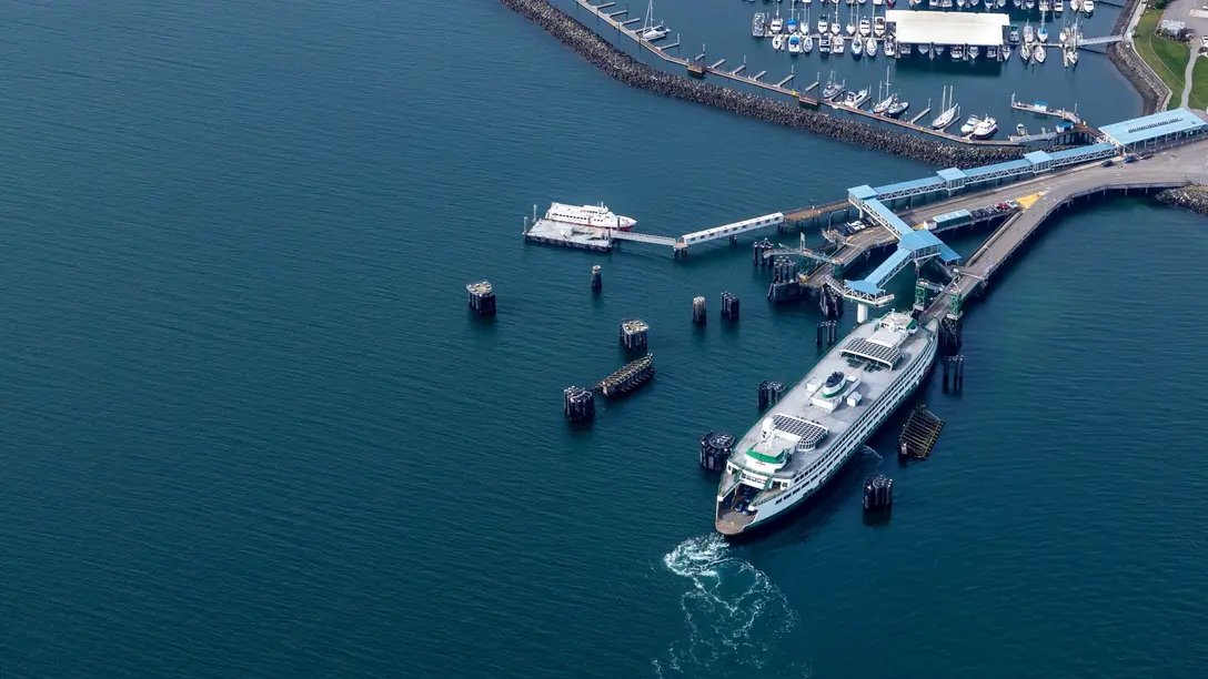 Disinfection for ferry terminals