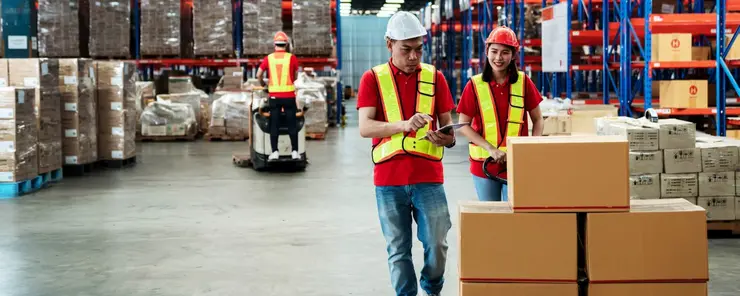 Luftrening för logistikcenter och produktionsområden