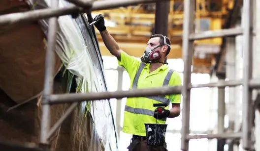 Air cleaning for shipyards