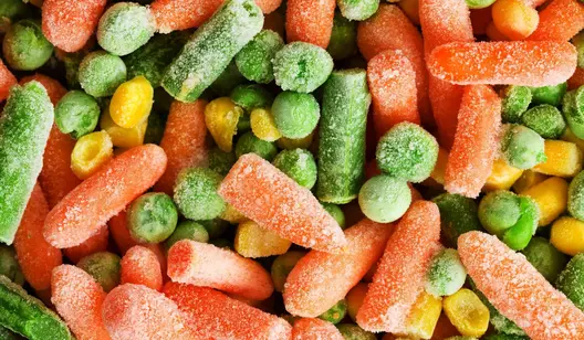 Humidity control for fruit and vegetable freezing, processing and packing