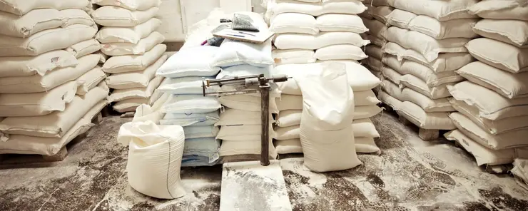 Controllo dell'umidità e asciugatura per le strutture di conservazione degli alimenti