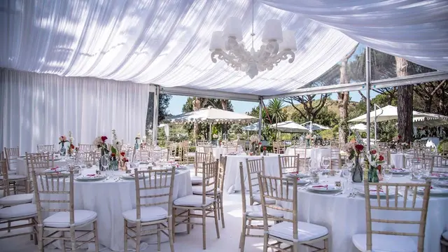 Insights Master tent coolers wedding