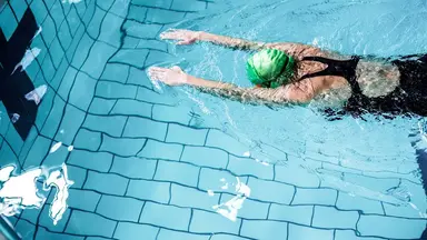 Insights Dantherm swimming pool woman