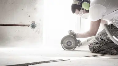 Heylo Insights Content construction worker dust