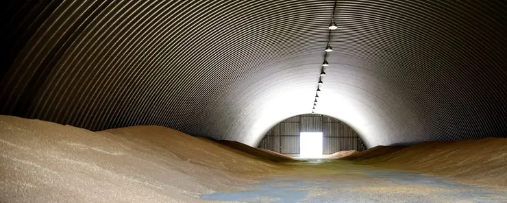 Luftfuktighetskontroll och torkning för lagring av spannmål och grödor