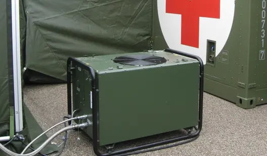 Cooling for field hospitals and medical tents