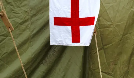 Heating for field hospitals and medical tents