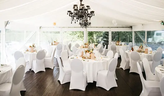 Calefacción para recepciones de boda y carpas