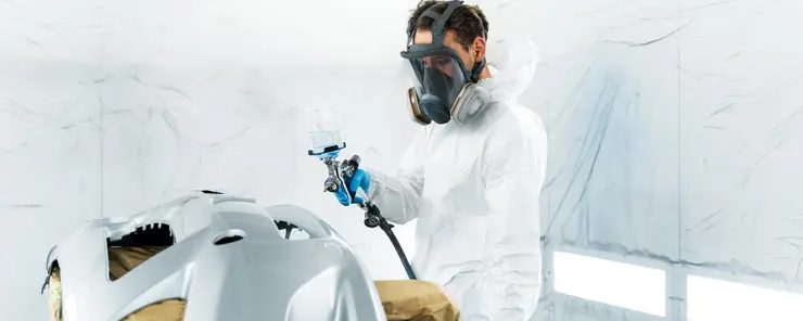 Luftrensing for sprøytelakkeringskabiner