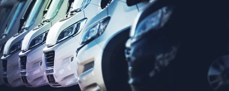 Humidity control and drying for caravans and RV dealerships