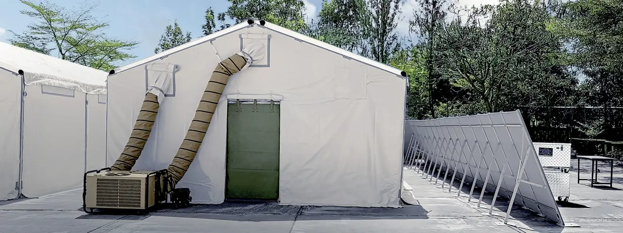 Camps and field hospitals cooling solutions by Dantherm Group