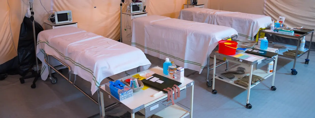 Camps and field hospitals air cleaning solutions by Dantherm Group