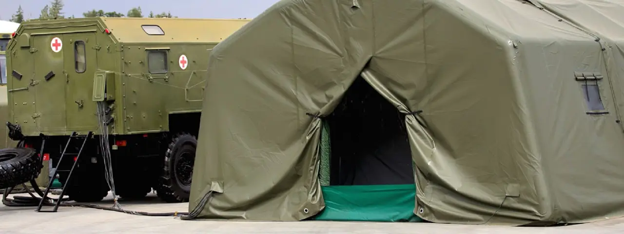 Camps and field hospitals humidity control and drying solutions by Dantherm Group