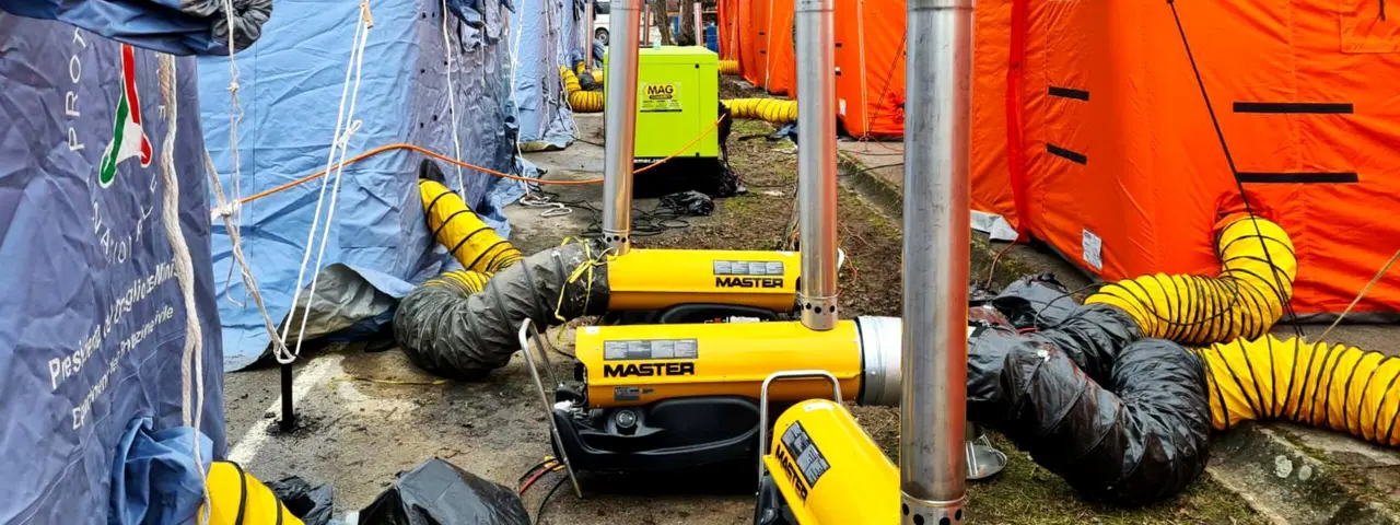 Emergency services heating solutions by Dantherm Group