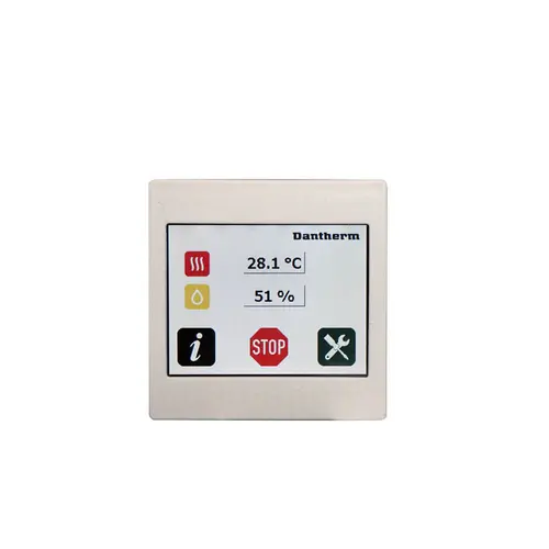 Dantherm Dan X touchscreen