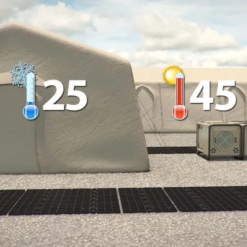 Dantherm climate solutions for field camps