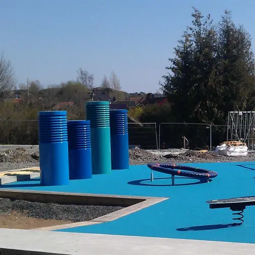 Ventilasjonstårn til Mesterfjellet skole