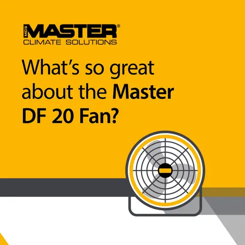 Master DF 20 ventilatore potente, durevole e versatile