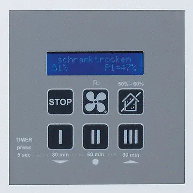 Aerial WT series control panel
