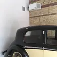 Calorex DH 15 dehumidifier installed in a classic car garage