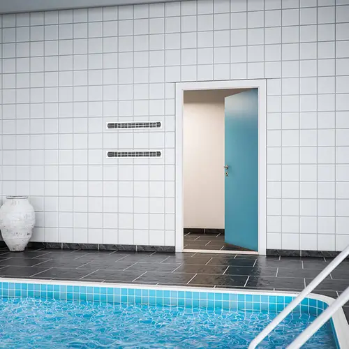 Dantherm CDP 40T swimming pool installation