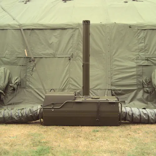 Dantherm VA-M15 MKII tent installation