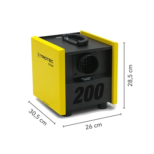 Trotec TTR 200 dimensions