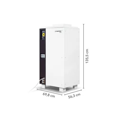 Trotec DH 160 dimensions