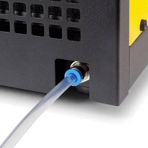 Trotec TTK Qube closeup hose connection