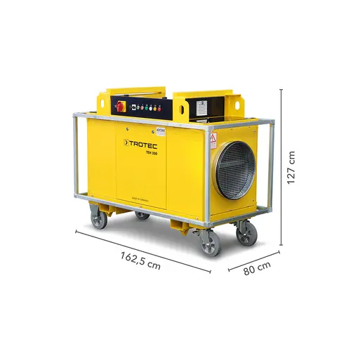 Trotec TEH 300 dimensions