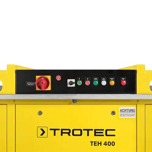 Trotec TEH 400 operating panels