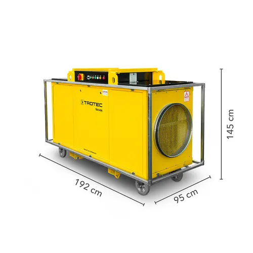 Trotec TEH 400 dimensions