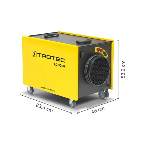 Trotec TAC 3000 dimensions