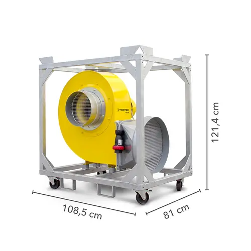 Trotec TFV 300 dimensions