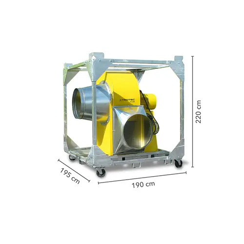 Trotec TFV 900 Abmaße