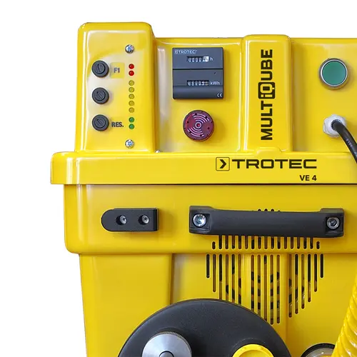 Trotec VE 4 MultiQube Bedienfeld