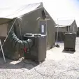Dantherm AC M7 installed in a military camp