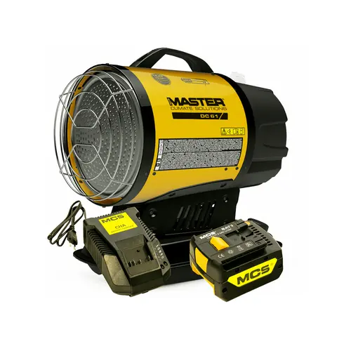 Master DC 61 med batteri og oplader