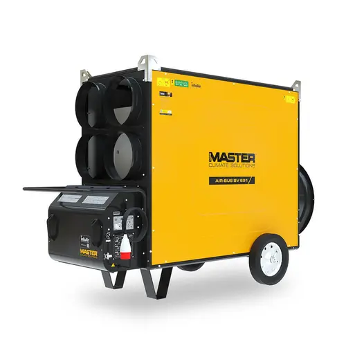Master BV 691 TE – indirect oil fired air heaters - 4 way