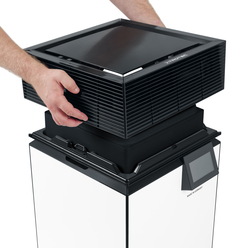 Trotec AirGo One - removing the air purifier top
