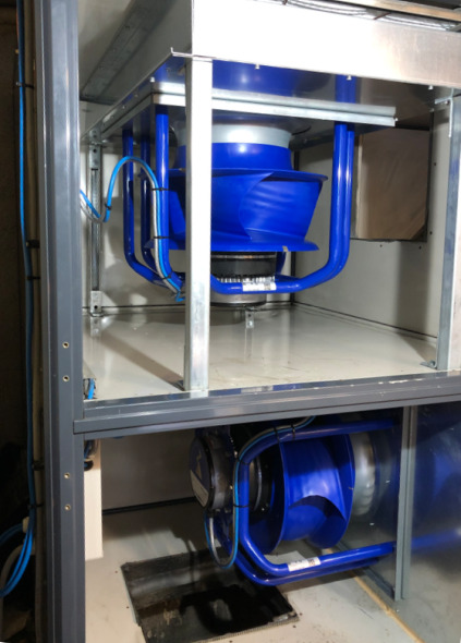 Dantherm air handling unit EC fans